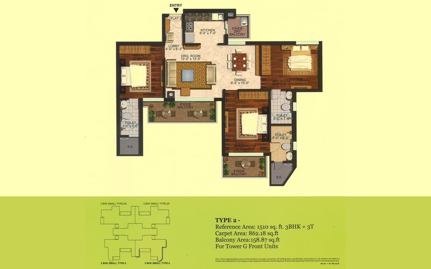 3 Bedroom 3 Toilet