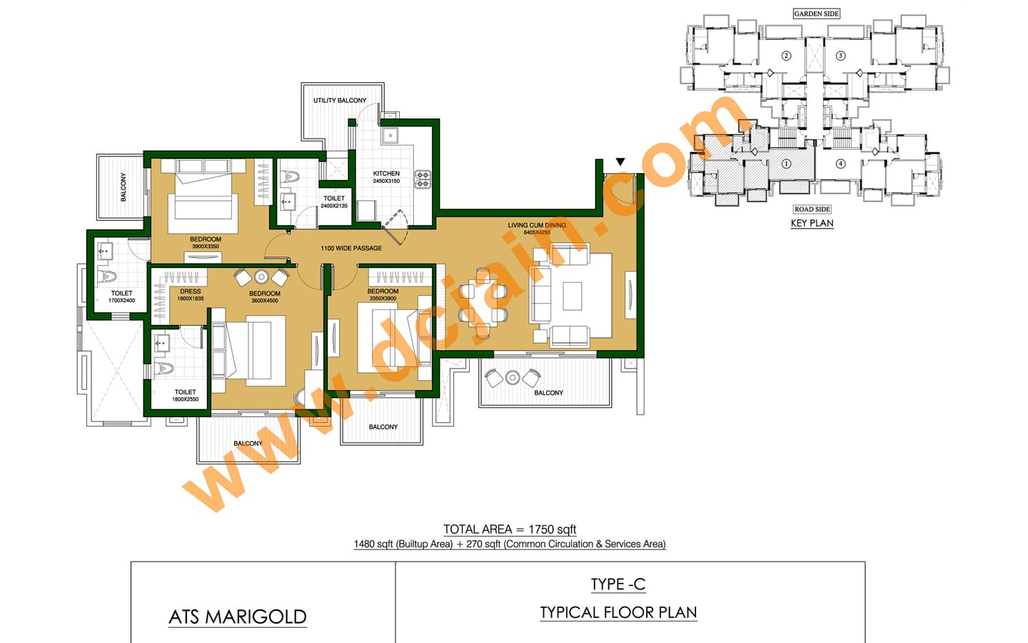 3BHK+3T
