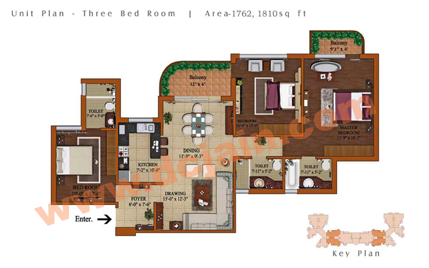 3BHK+3T