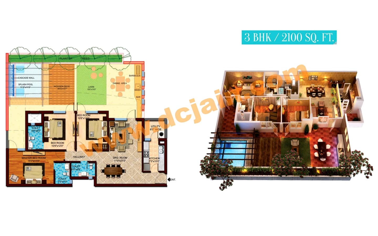3BHK+3T