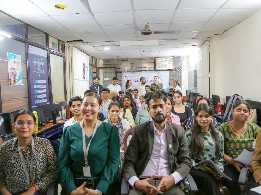 DC Jain Real Estate Services collaborating with Anudip Foundation to empower youth with digital literacy, communication skills, and life skills Session 3 — photograph 2
